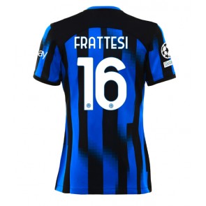 Inter Milan Davide Frattesi #16 Hjemmebanetrøje Dame 2023-24 Kort ærmer